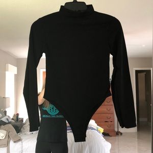 Boohoo Black Turtleneck Body Suit